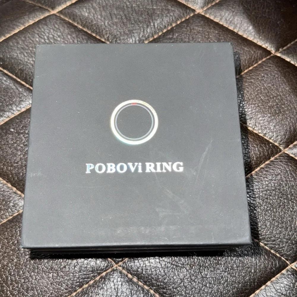 Smart Ring - Sleep/Stress/HR Tracker - (Gold, Size 7